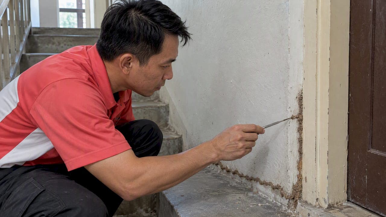IPM Localized Termite Treatment in Singapore: When One Mud Tube Is Enough